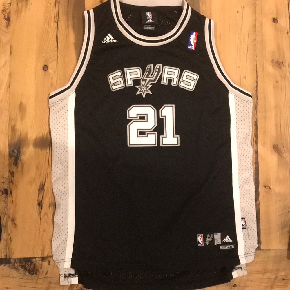 Adidas NBA Authentics Tim Duncan Spurs Jersey
